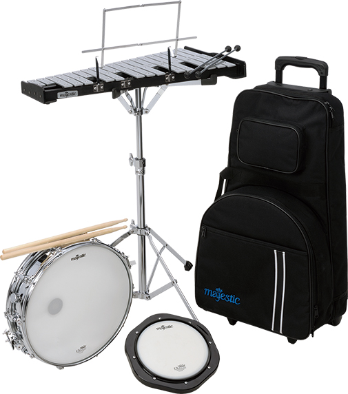 SNARE, BELL & PRACTICE PAD KIT W/ CART
