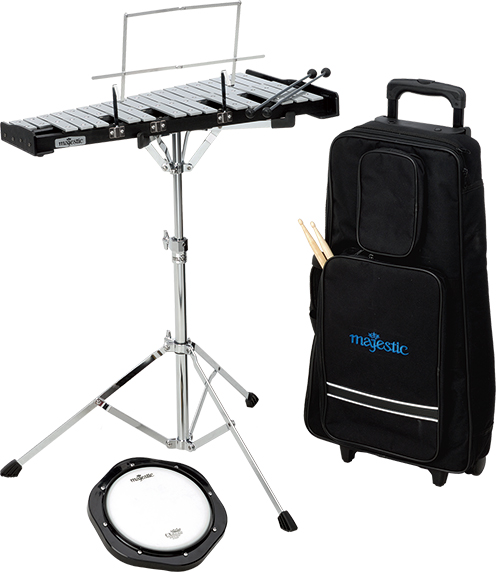 BELL AND PRACTICE PAD KIT W/ ROLL CART
