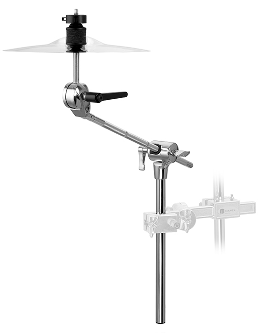Armory 800 Series Boom Arm Chrome with Quick Release Cymbal Lock Tube 3/4