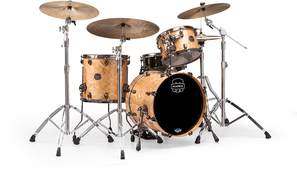 MAPEX SATURN V EXOTIC CLUB 3-PIECE SHELL PACK WITH SONICLEAR EDGE