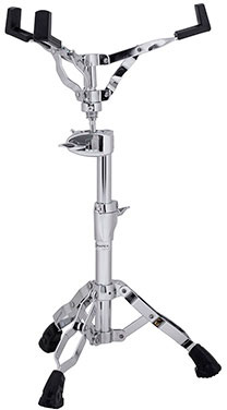 Armory Double Braced Snare Stand w/ Off Set Omni-Ball Snare Basket Adjuster - Chrome