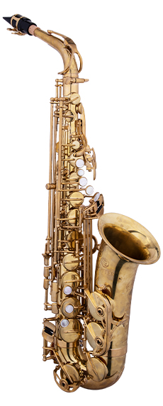 1100 Series JAS1100NBQ Natural Brass Alto Saxophone