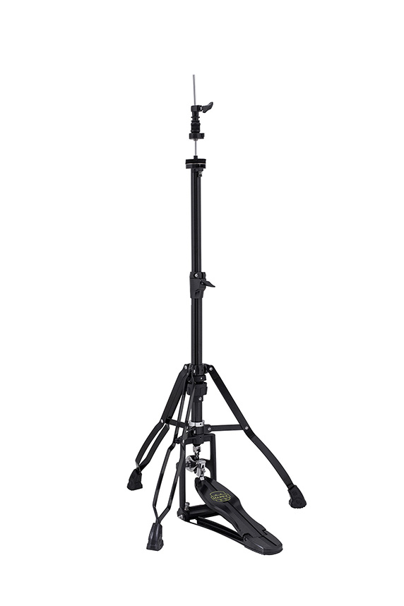 Armory Double Braced Swiveling 3-Leg Hi-Hat Stand w/ Quick Release - Black Plated
